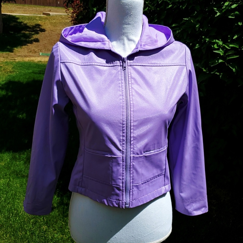 Outbrook Girls Purple Rain Coat